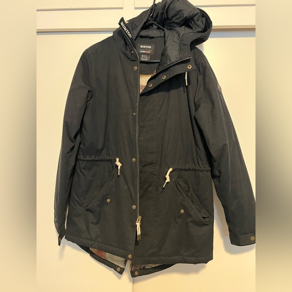 Burton women’s jacket black size med - Picture 1 of 4